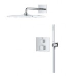 GROHE - Precision Cube Sprchový set s termostatem pod omítku, 31x31 cm, chrom 34879000