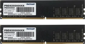 Patriot Signature 64GB (2x32GB) 3200MHz černá / DIMM / DDR4 / CL22 / Non-ECC / Unbuffered / 1.2V (PSD464G3200K)