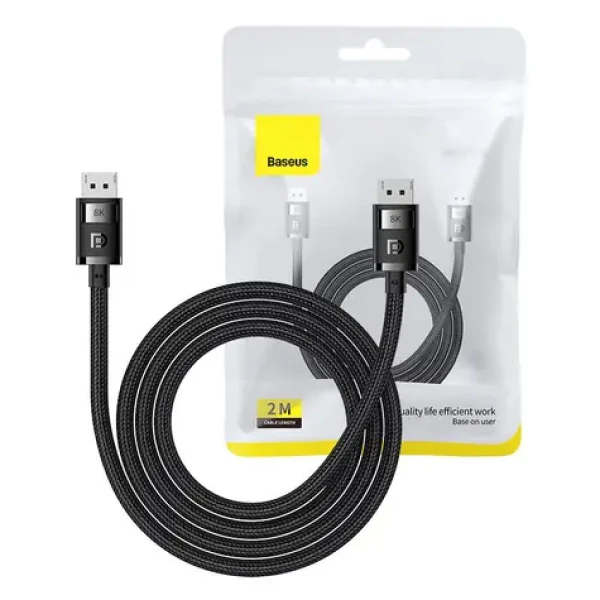 Baseus B00633706111-02 High Definition 8K kabel DP - DP 2.0m černá (B00633706111-02)