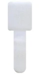 Schwaiger Klett nástěnný klip bílá / Kabelový klip / 90 x 12 x 2 mm / 10 ks (KMWC2010)