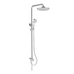 Mereo Sprchový set s tyčí, hadicí, ruční a talíř. kulatou sprchou, šedá CB95001SG1