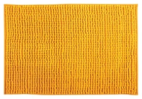 MSV CHENILLE koupelnová předložka 60 x 90 cm žlutá / mikrovlákno / protiskluzová