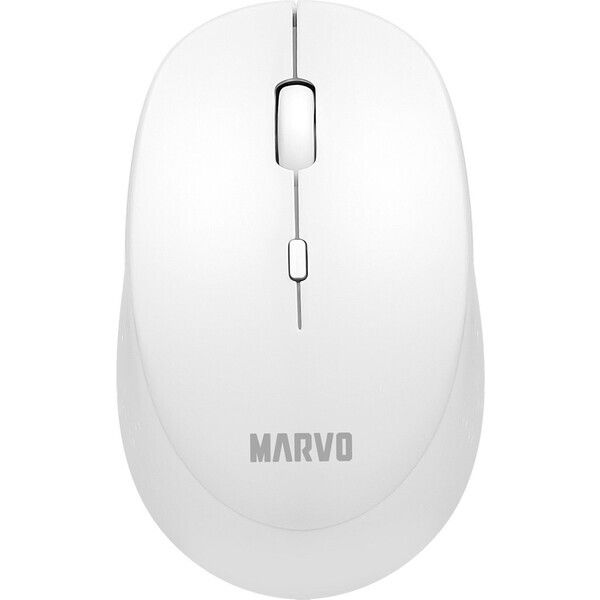 Marvo WM103WH bílá / Bezdrátová optická myš / 1600 DPI / 2.4GHz USB přijímač (WM103WH)