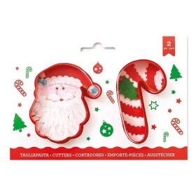 Dortisimo Sada vykrajovátek Santa a cukrová hůlka (2 ks)