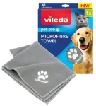 Vileda Pet Pro L šedá / Osuška pro zvířata / mikrovlákno / 100 x 65 cm (172651)