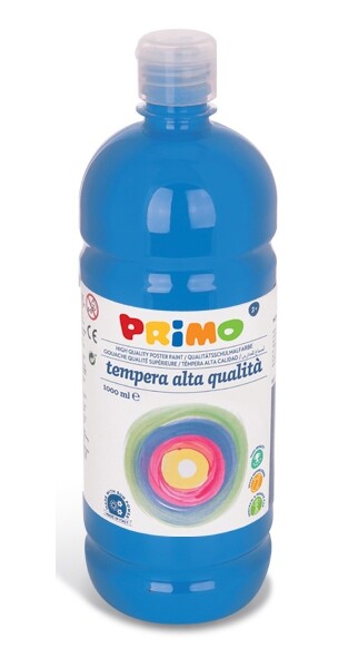 PRIMO Alta školní temperová barva 1l - modrá cyan 501