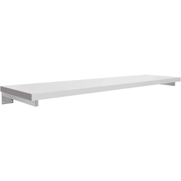 CERANO Deska pod umyvadlo Navira Pro + 3 skryté konzole - bílá matná - 140x46x3,6 cm