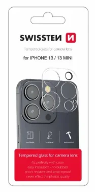 SWISSTEN Ochranné sklo čoček fotoaparátu pro Apple iPhone 13/13 mini (94500105)