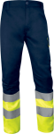 Reflexní pracovní kalhoty Delta Plus M1PA2HVCL1 žlutá velikost XL (M1PA2HVCL1JAXG-B)