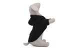 Pocket mikina pro psa s kapsou Barva: Šedá, Délka zad (cm): 18, Obvod hrudníku: 25 - 30 cm