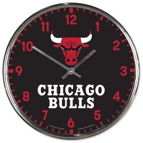 Hodiny Chicago Bulls NBA Chrome Team Design