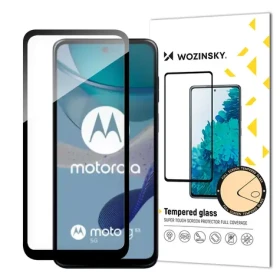 Wozinsky Full Glue Tempered Glass černá / Ochranné tvrzené sklo / Motorola Moto G53 / Lepení přes celý displej