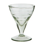 MADAM STOLTZ Sklenice na koktejl Glass Cutting 180 ml, čirá barva