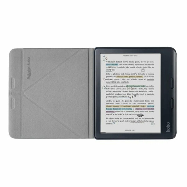 Rakuten Kobo Libra Colour Soumrakově modré pouzdro SleepCover
