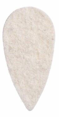 Timber Tones Felt Tones Teardrop Natural Wool Felt