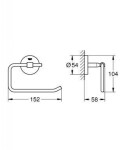 GROHE - BauCosmopolitan Držák toaletního papíru, chrom 40457001