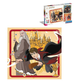 Puzzle Harry Potter 3x48 dílků - kolektiv