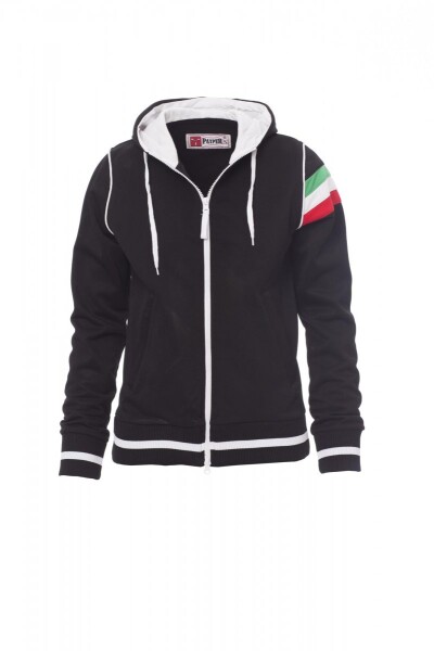 Pracovní mikina Payper Kansas Barva: Černá/ Bílá, Velikost: M (001272001114003M)