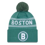 New Era Pánská zimní čepice Boston Red Sox MLB Authentic City Connect - Zelená a žlutá