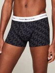 Pánské boxerky 3Pack UM0UM02768 0Y1 šedé/černé/potisk Tommy Hilfiger