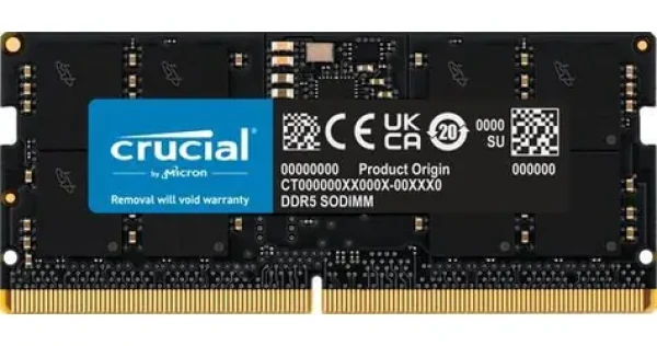 Crucial CT16G56C46S5T / Operační paměť / 16 GB / DDR5 / SO-DIMM / 5600 MHz / CL46 / 1,1 V (CT16G56C46S5T)