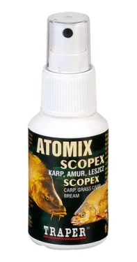 TRAPER Sprej Atomix Česnek / Atraktant na nástrahy / Boilies, pelety, method mix