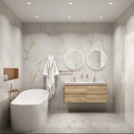 Zrcadlo se senzorem SAT 60x60 cm transparent SATZFULED60 SATZFULED60