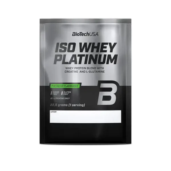 BioTech Iso Whey Platinum pistachio 22,5 g (18982)