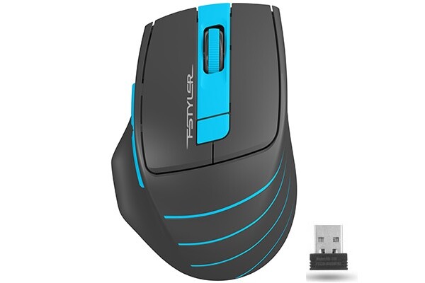 A4tech FSTYLER FG30B modrá / bezdrátová optická myš / 2.4 GHz / 2000 DPI / USB (FG30B)