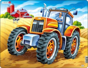 Puzzle MAXI - Americký traktor/37 dílků - Larsen