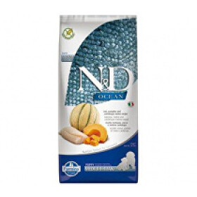 N&D OCEAN DOG Puppy M/L Codfish & Pumpkin & Melon 12kg