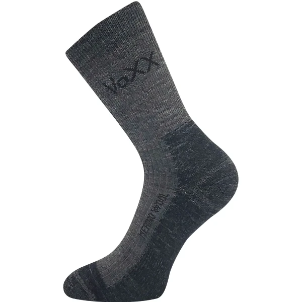 VOXX Ponožky zimní vlněné VOYAGE se stříbrem TMAVĚ ŠEDÉ 39-42 124536
