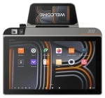 D3 Mini GMS / POS terminál / Android 13 / 10,1"+4" displej / 3/32GB / 4G / Tiskárna 80 mm / Skener (P01260020)