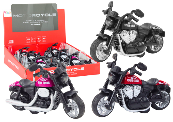 Mamido Sportovní motocykl Harley s třecím pohonem 3 barvy