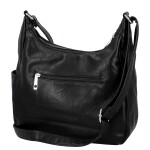 Stylová dámská koženková crossbody kabelka Timea, černá