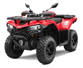 čtyřkolka Nový CFMOTO Gladiator X520 EFI EPS EU5-červené barvy