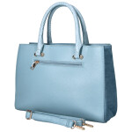Trendy dámská koženková kabelka do ruky Sonia, modrá