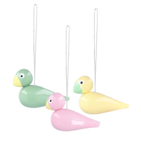 Kay Bojesen Dřevěné závěsné ozdoby Birds – set 3 ks, multi barva, dřevo