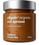 Vilgain Nut Spread slazený datlemi BIO – lískové ořechy a kakaové boby 200 g