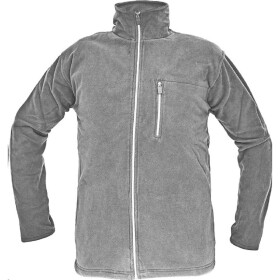 Bunda KARELA fleecová unisex 100 % polyester 280g/m2 šedá M šedá