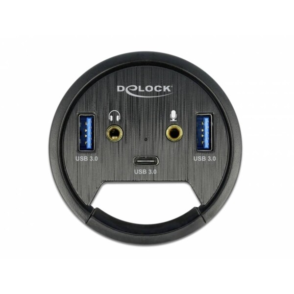 Delock 62794 USB 3.0 hub černá