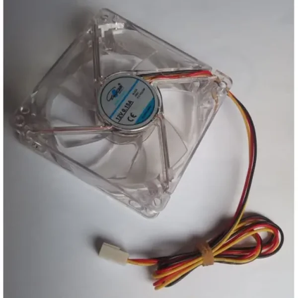 Eurocase 80mm RGB / Ventilátor / 3pin / 12V/0,15A (841451901083)