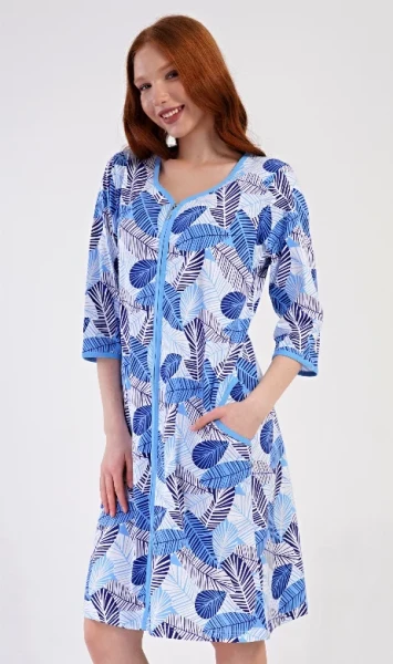 Dámské domácí šaty s tříčtvrtečním rukávem Vienetta Secret Julie