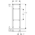 Geberit Duofix prvek pro podpěry 111.790.00.1