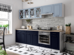 FRONTI Kuchyňská linka GERTRID 260cm - Denim + marine blue