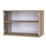 Nábytek Mikulík Skříň horní závěs. se sklem - program sektor č.12 (hl. 34,5 cm) Rozměry: (š x h x v): 60 x 34,5 x 60 cm