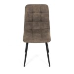 Jídelní židle, hnědá, látka vintage, CT-281 BR3