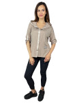 HOSH Mikina Pearl Velikost: UNI, Barva: Khaki