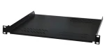 XtendLan černá / Police / 280mm / univerzální / 2U / 45kg nosnost (CPOLIC2U28-B)