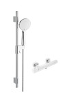 Sprchová baterie SAT se sprchovým setem 150 mm chrom SATBST268SET SATBST268SET